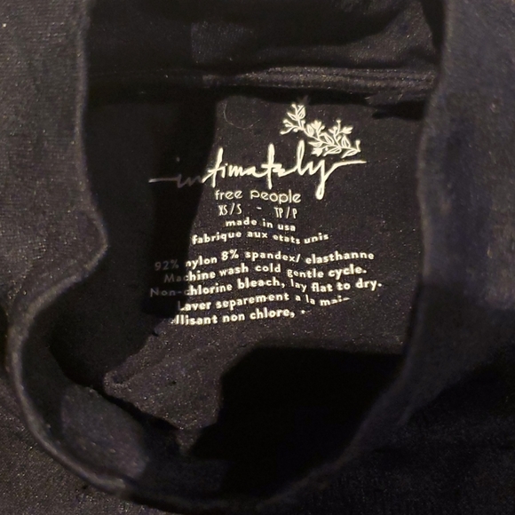 Free People Black Body Suit - Size xs/s - Picture 3 of 8